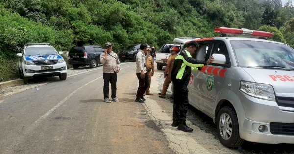 Ditlantas Polda Sulsel Kerahkan 100 Personel ke Lokasi Bencana Longsor di Luwu