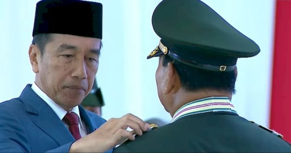 Prabowo Subianto Resmi Sandang Jenderal Bintang 4