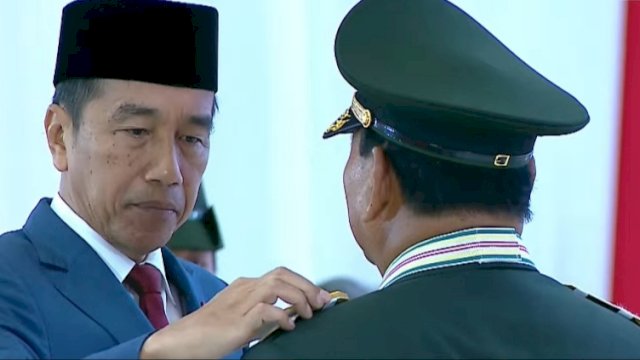 Prabowo Subianto Resmi Sandang Jenderal Bintang 4