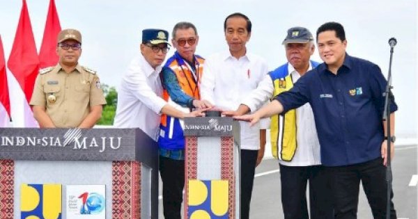 Jokowi Resmikan Makassar New Port, Akan Dikembangkan Dengan Nilai Invetasi Rp 10 T