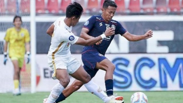 Dokumentasi laga Arema FC versus Persija Jakarta pada pekan 26 Liga 1 2023-2024. (foto: Official Arema FC) 