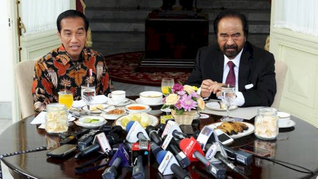 Dokumentasi pertemuan Presiden Joko Widodo (Jokowi) dengan Ketum Partai Nasdem Surya Paloh beberapa waktu lalu. (Foto: Sekretariat Kabinet) 