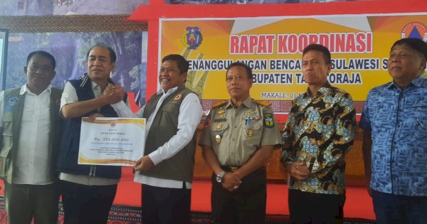 Pemerintah Pusat Kucurkan Bantuan Penanggulangan Bencana untuk Sulsel