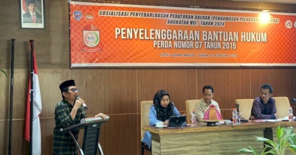 Anggota DPRD Makassar Muchlis Misbah: Masyarakat Kurang Mampu Harus Tahu Kalau Pemkot Sediakan Bantuan Hukum Gratis