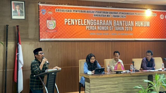 Anggota DPRD Makassar Muchlis Misbah: Masyarakat Kurang Mampu Harus Tahu Kalau Pemkot Sediakan Bantuan Hukum Gratis