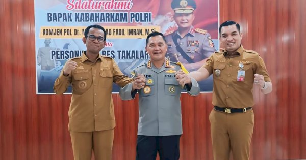 Pimpinan Pemkab Takalar Terima Kunjungan Kerja Kabaharkam Polri