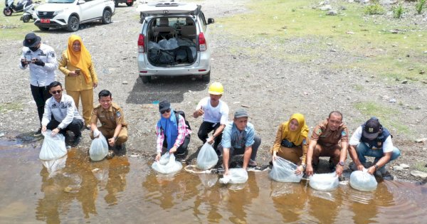 600 Ribu Benih Ikan Kembali Ditebar di Kabupaten Bone