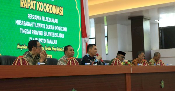 Pemkab Takalar Rakor Persiapan Gelaran MTQ XXXIII Tingkat Provinsi Sulsel