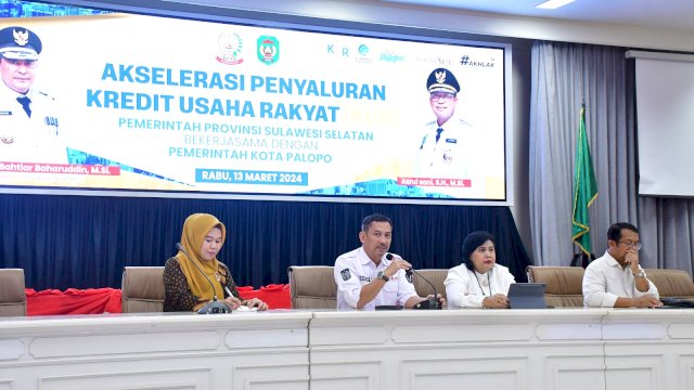 Pemkot Paalopo dan Pemprov Sulsel Sosialisasikan Akselerasi Penyaluran Kredit Usaha Rakyat