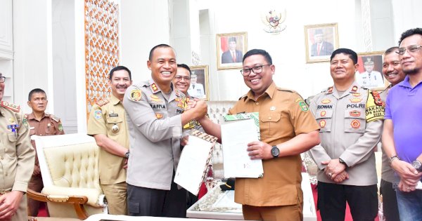 Pemkot Palopo dan Polres Tanda Tangani NPHD Pengamanan Pilkada 2024 