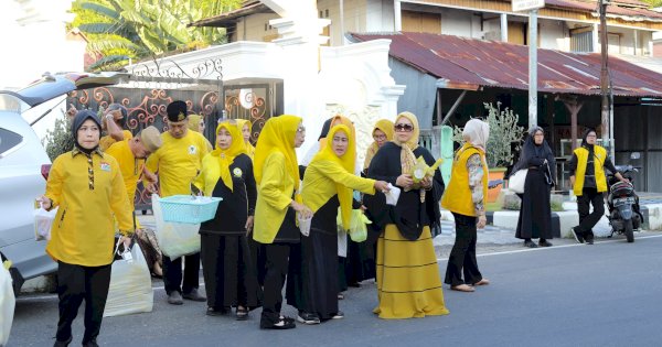 Duduki Lagi Kursi Ketua DPRD, Golkar Parepare Syukuran Berbagi Sembako dan Takjil