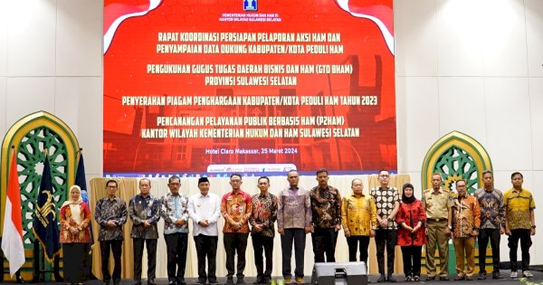 Gugus Tugas Daerah Bisnis dan HAM Provinsi Sulsel Dikukuhkan