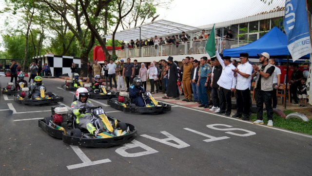 Event Balap Go-Kart Pertama di Sulsel Perebutkan Piala Gubernur