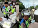 Viral Polisi Bagi-bagi Takjil Tapi Pengendara Takut Lewat, Dikira Ada Razia 
