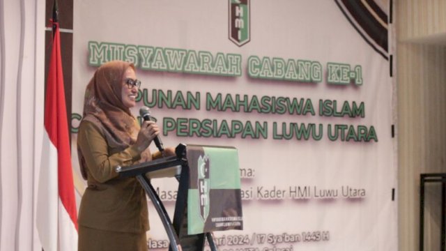 Pesan Bupati Indah Usai Reski Terpilih Pimpin HMI Luwu Utara