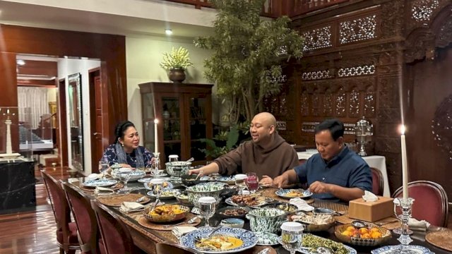 Prabowo bersama Titiek dan Didit. (Instagram Prabowo Subianto) 