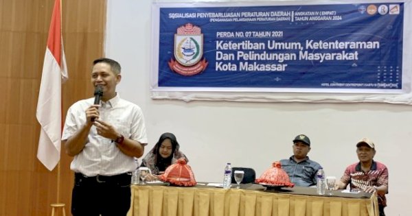 Legislator Makassar Supratman: Kalau Perda No 7 Tahun 2021 Dijalankan, Masyarakat Akan Nyaman Beraktivitas