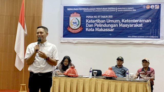 Legislator Makassar Supratman: Kalau Perda No 7 Tahun 2021 Dijalankan, Masyarakat Akan Nyaman Beraktivitas