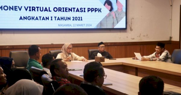 Pemda Luwu Utara Gelar Monev Orientasi, Bupati Indah Minta PPPK Semakin Adaptif