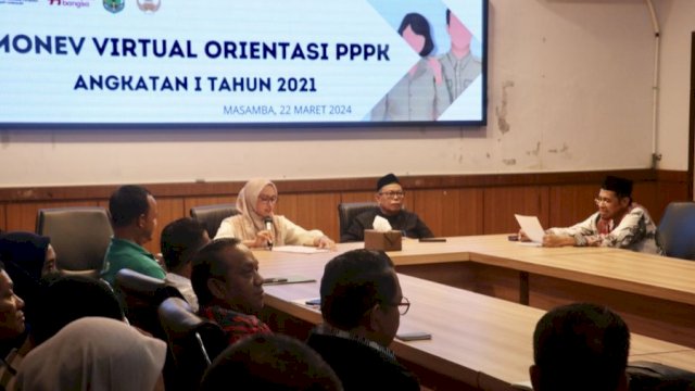 Pemda Luwu Utara Gelar Monev Orientasi, Bupati Indah Minta PPPK Semakin Adaptif