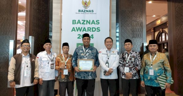 Chaidir Syam Raih Baznas Award 2024 Kategori Kepala Daerah Pendukung Zakat Terbaik