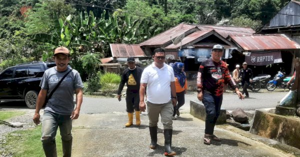 Pj Wali Kota Palopo Kunjungi Lokasi Longsor di Latuppa