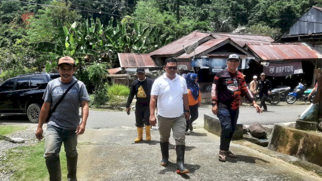 Pj Wali Kota Palopo Kunjungi Lokasi Longsor di Latuppa