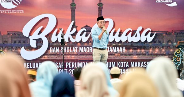 Buka Puasa Bersama PDAM Makassar, Beni Ajak Staf dan Karyawan Loyal ke Perusahaan