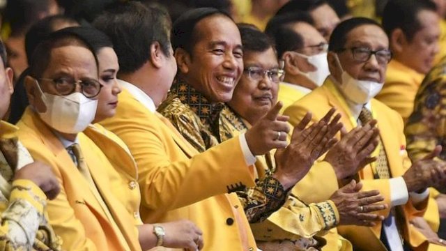 Jokowi Diisukan Masuk Bursa Ketum, Idrus Marham: Golkar Partai &#8216;Go Public&#8217;, Bukan Milik Keluarga