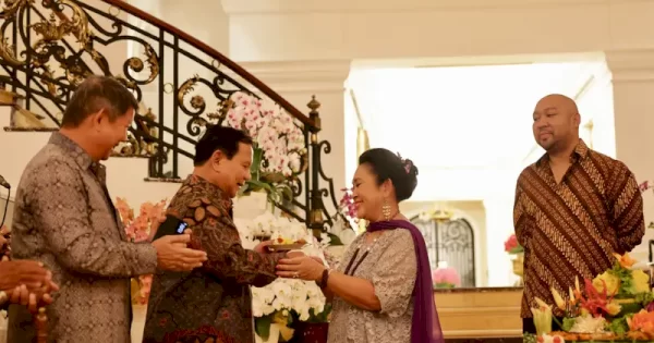 Saat Prabowo Hadiri Perayaan 65 Tahun Titiek Soeharto