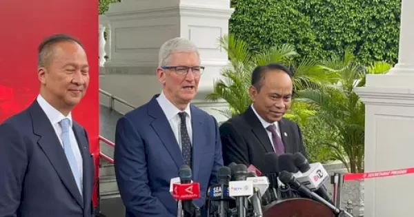 Bos Apple Tim Cook Bertemu Presiden Jokowi, Bahas Potensi Investasi di Indonesia