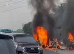 Kecelakaan Maut di Tol, 12 Penumpang Gran Max Tewas Terbakar