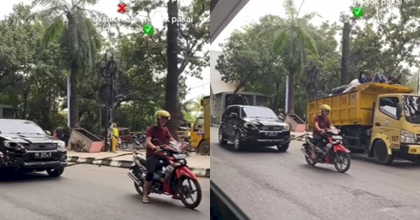 Viral Mobil Fortuner Mogok Diderek Motor Supra Hanya Pakai Tali 