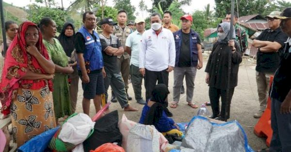 Pj Gubernur Gorontalo Tinjau Lokasi Warga di Tolinggula yang Terdampak Banjir