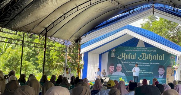 Prof Hasnawi Ajak Alumni SMPN 3 Soppeng Ikut Berkontribusi untuk Kemajuan Daerah