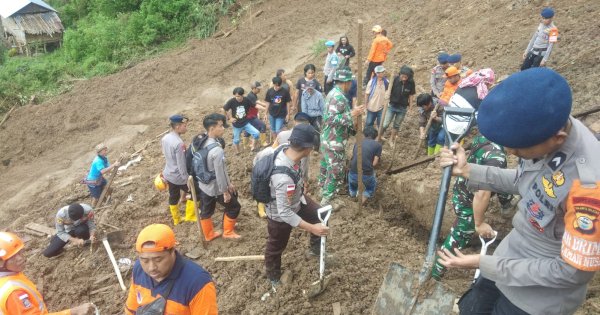 Tim SAR Gabungan Lanjutkan Pencarian Dua Korban Longsor di Tana Toraja