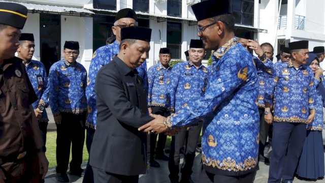 Irup Upacara HKN, Pj Bupati Takalar Ingatkan Pentingnya Disiplin dan Prestasi Kerja ASN