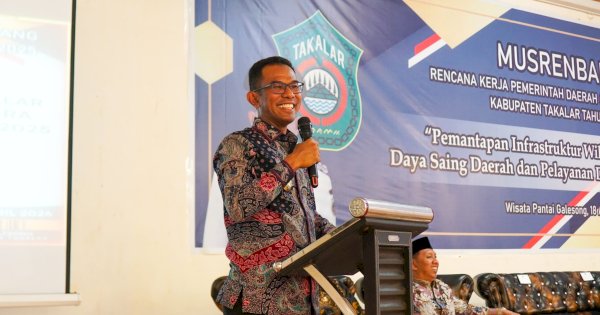 Tahap Susun RKPD, Pj Bupati Takalar Buka Musrenbang Kabupaten Takalar Tahun 2025