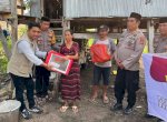 Polres Bantaeng dan Huadi Group Salurkan Bansos dan Pemeriksaan Kesehatan