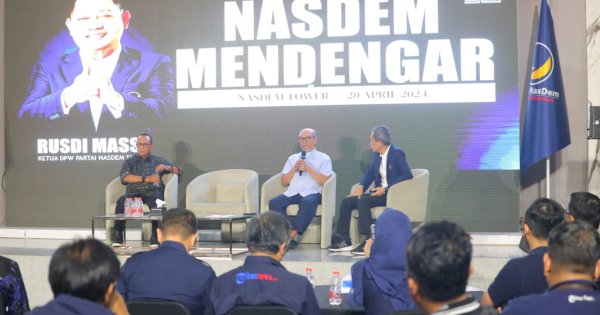 NasDem Gelar Diskusi Interaktif untuk Cari Pemimpin Masa Depan Makassar