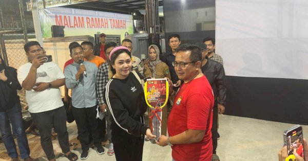 Berhadiah Sepeda Motor, Muhammad Fauzi Bersama Polres Luwu Utara Gelar Nobar Timnas U-23