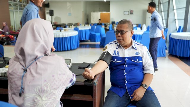 Dukung Upaya Kesehatan Masyarakat, PDAM Makassar Gelar Donor Darah 