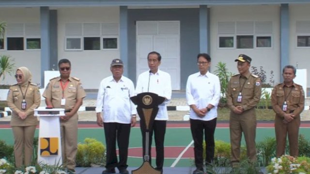 Pascagempa di Sulbar, Jokowi Resmikan Rekonstruksi 147 Bangunan Dengan Nilai Rp 1,31 T
