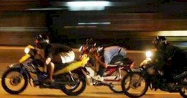 Balap Liar di Makassar, Belasan Motor Diamankan 