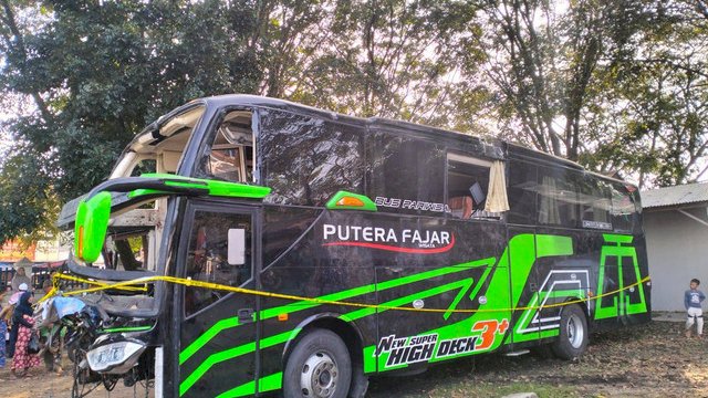 Sopir Jadi Tersangka Kasus Kecelakaan Maut Bus SMK Lingga Kencana