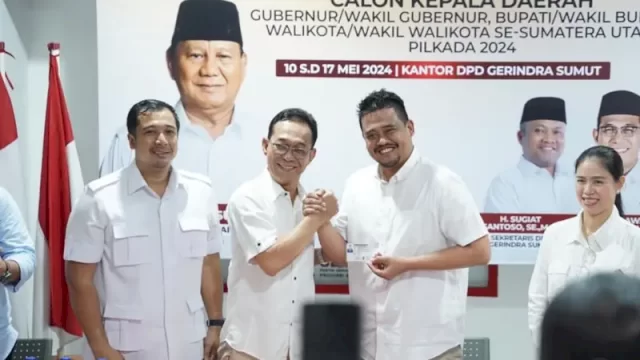 Bobby Nasution Resmi Gabung Partai Gerindra