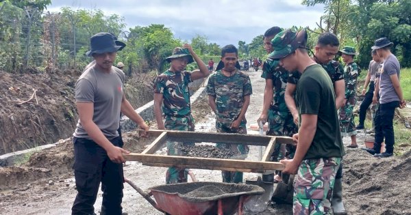 TNI-POLRI dan Masyarakat Sinergi dalam TMMD ke-120 TA 2024 Kodim 1403/Palopo