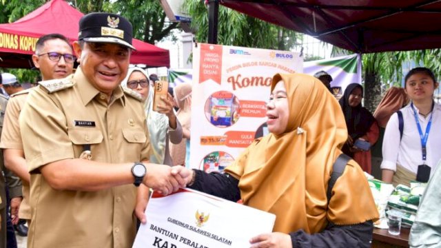 Launching Bantuan Pangan Kabupaten Maros 2024, Setiap Bulan Salurkan 147 Ton Beras