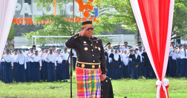 Pj Wali Kota Palopo Asrul Sani Pimpin Upacara Hari Pendidikan Nasional 