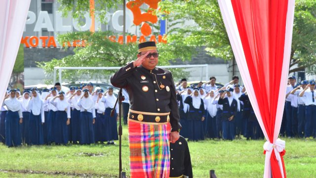 Pj Wali Kota Palopo Asrul Sani Pimpin Upacara Hari Pendidikan Nasional 